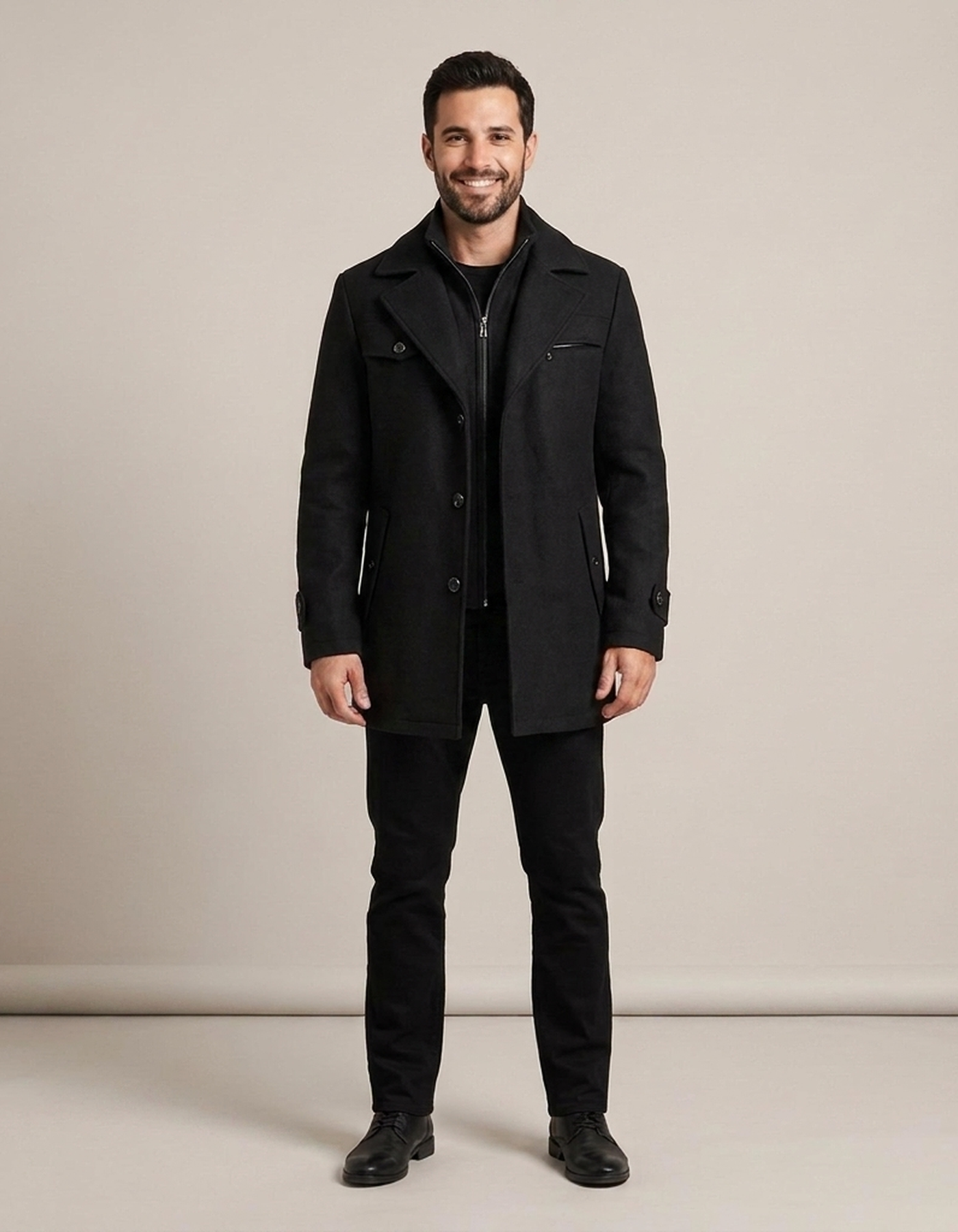 PLUXSTYLE::numise::mens-longline-parka::front