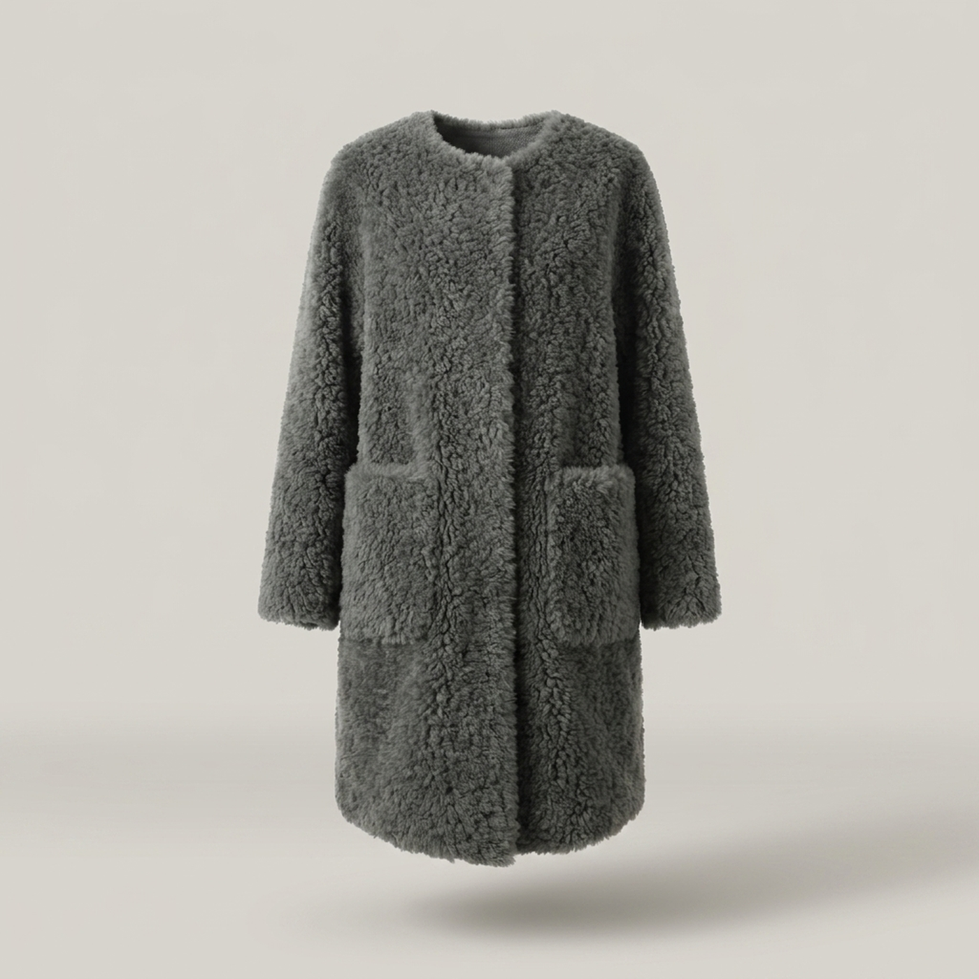 PLUXSTYLE::numise::alina-easy-fit-parka::pack-graphite-grey