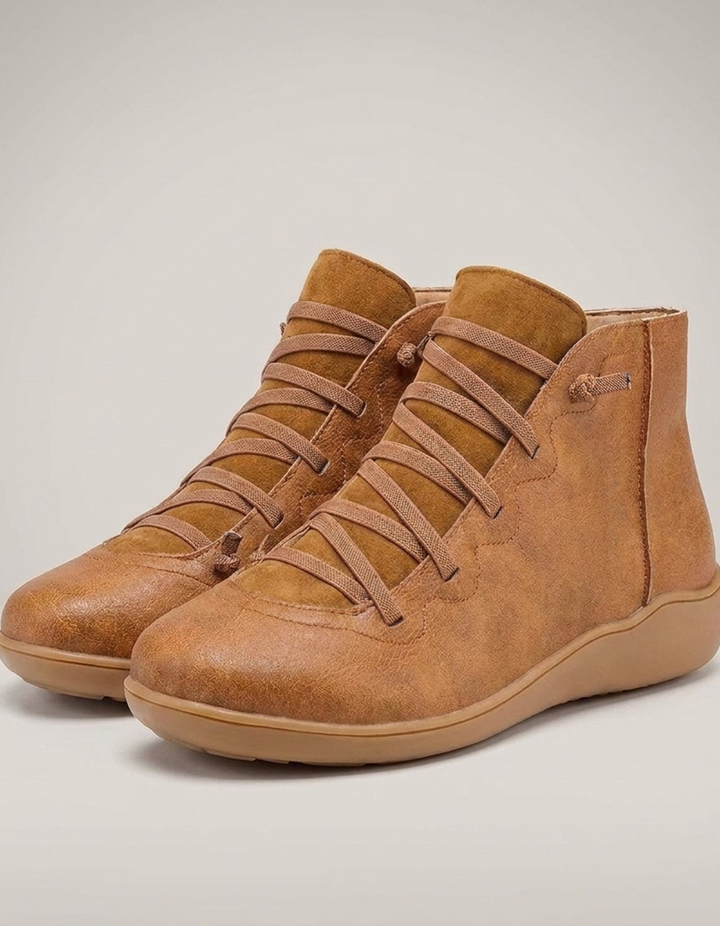 PLUXSTYLE::numise::womens-supportive-ankle-boots::closeup-detail