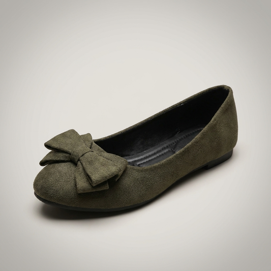PLUXSTYLE::numise::annabelle-bow-detail-ballerina-flats::closeup-hero
