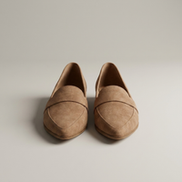 PLUXSTYLE::numise::henry-sleek-pointed-toe-loafers::pack-light-brown
