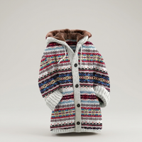 PLUXSTYLE::numise::fair-isle-hooded-table::pack-multicolor