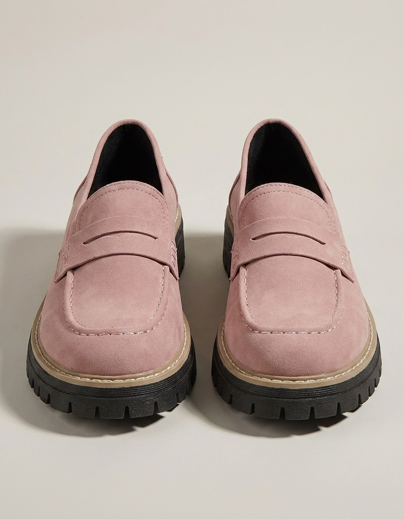 PLUXSTYLE::numise::platform-penny-loafers::pack-pink