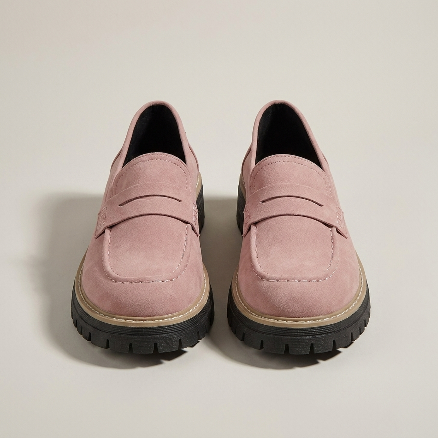PLUXSTYLE::numise::platform-penny-loafers::pack-pink