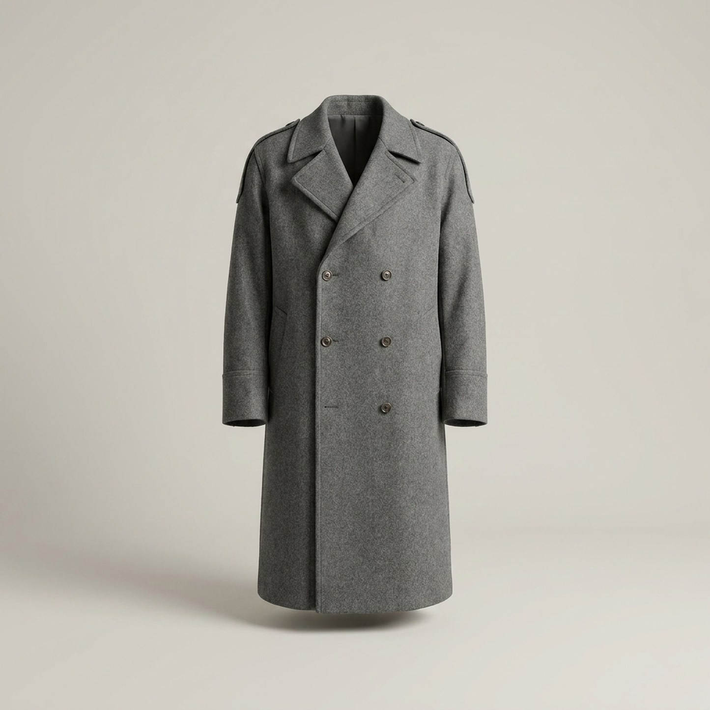 PLUXSTYLE::numise::mens-double-breasted-longline-parka::pack-grey