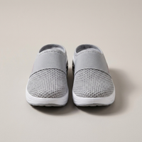 PLUXSTYLE::numise::air-cushion-slip-on-footwear::pack-light-gray