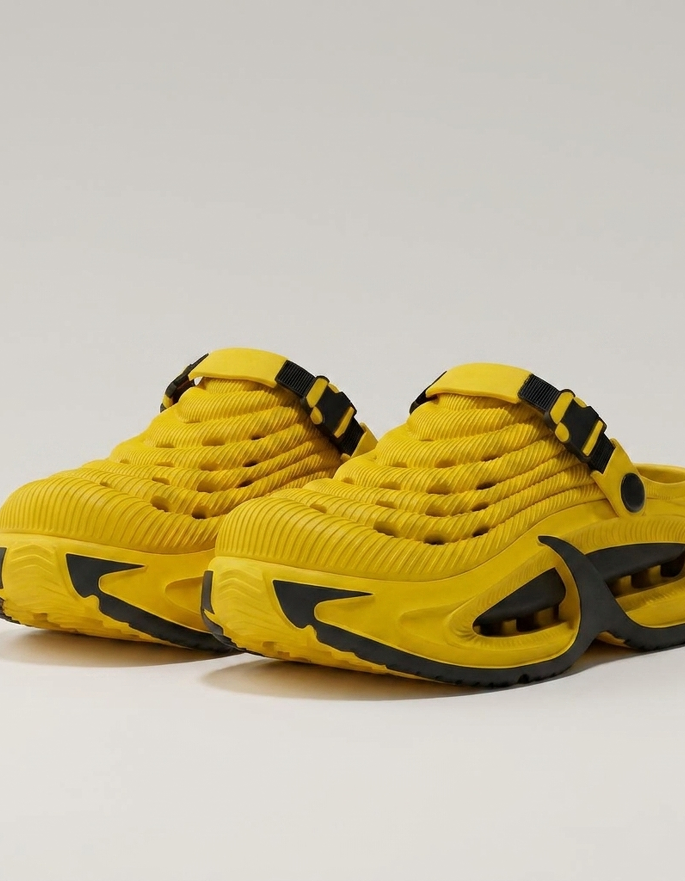PLUXSTYLE::numise::everyday-ventilated-slip-on-shoes::pack-yellow-and-black