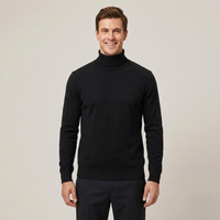 PLUXSTYLE::numise::mens-slim-fit-turtleneck-sweater::front