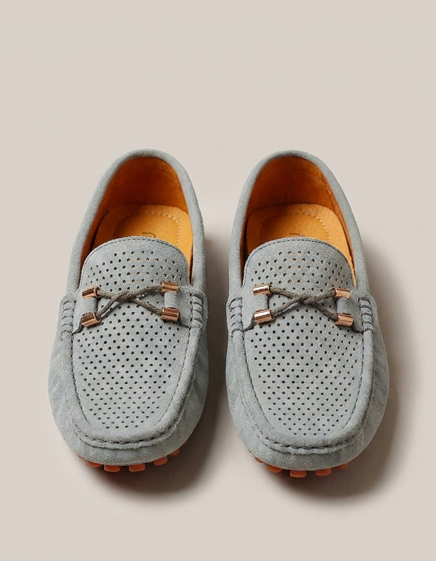 PLUXSTYLE::numise::mens-perforated-everyday-loafers::pack-grey