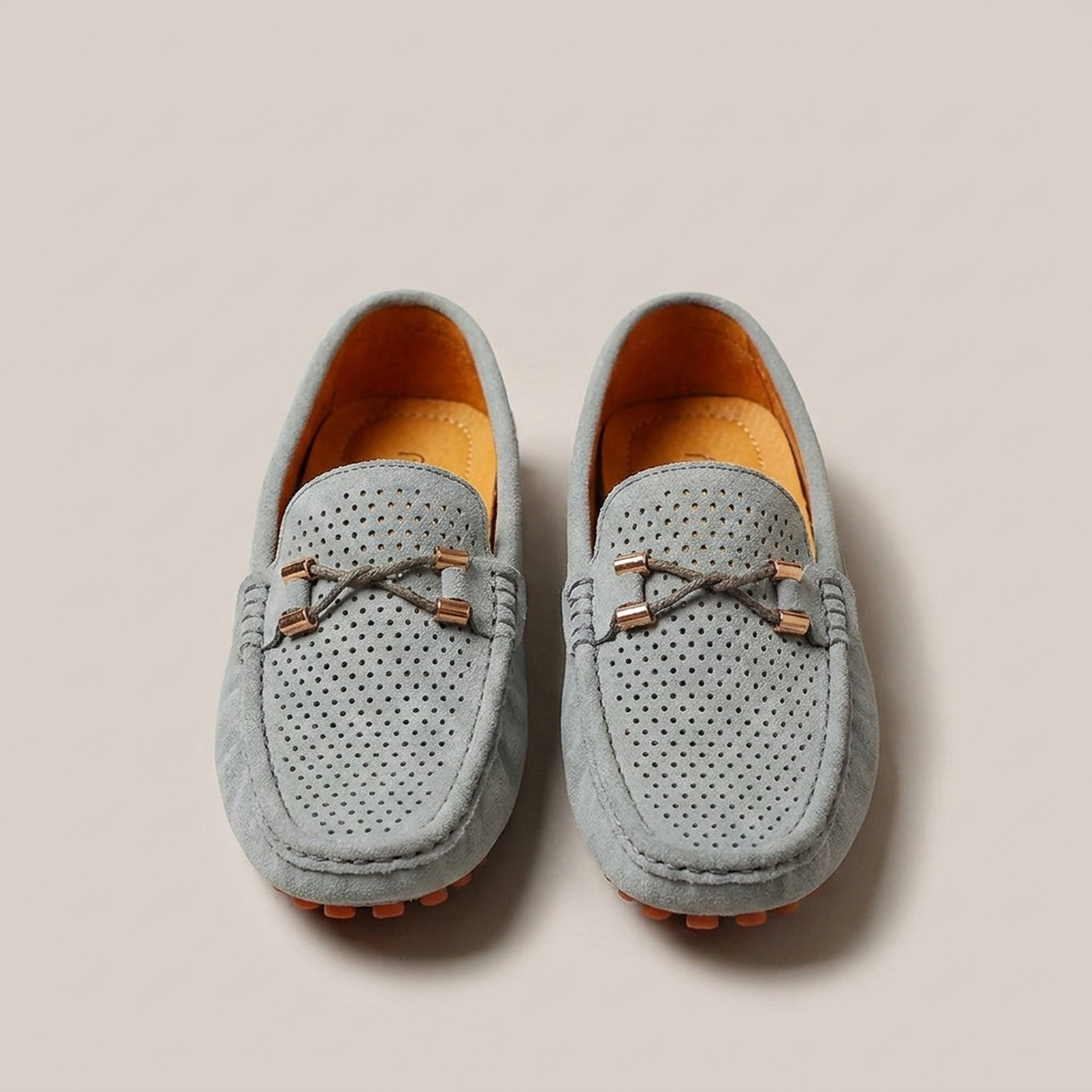 PLUXSTYLE::numise::mens-perforated-everyday-loafers::pack-grey