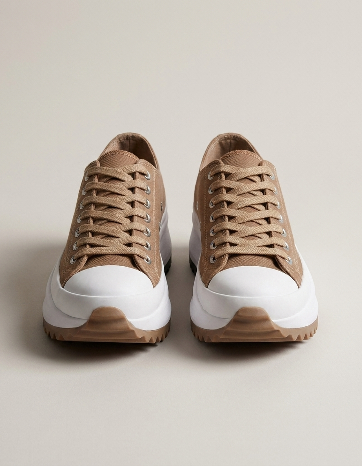 PLUXSTYLE::numise::comfort-slip-on-platform-sneakers::pack-brown