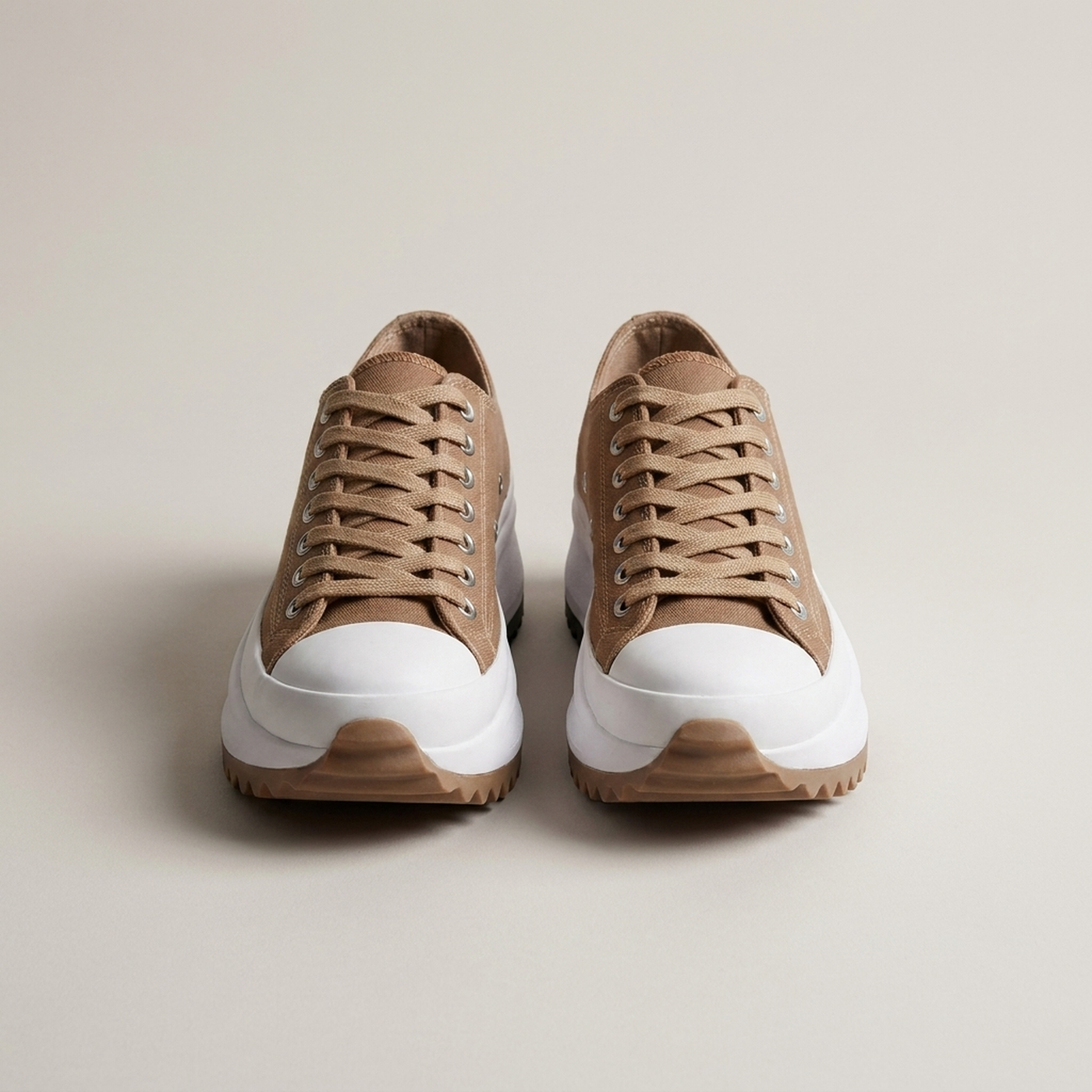 PLUXSTYLE::numise::comfort-slip-on-platform-sneakers::pack-brown