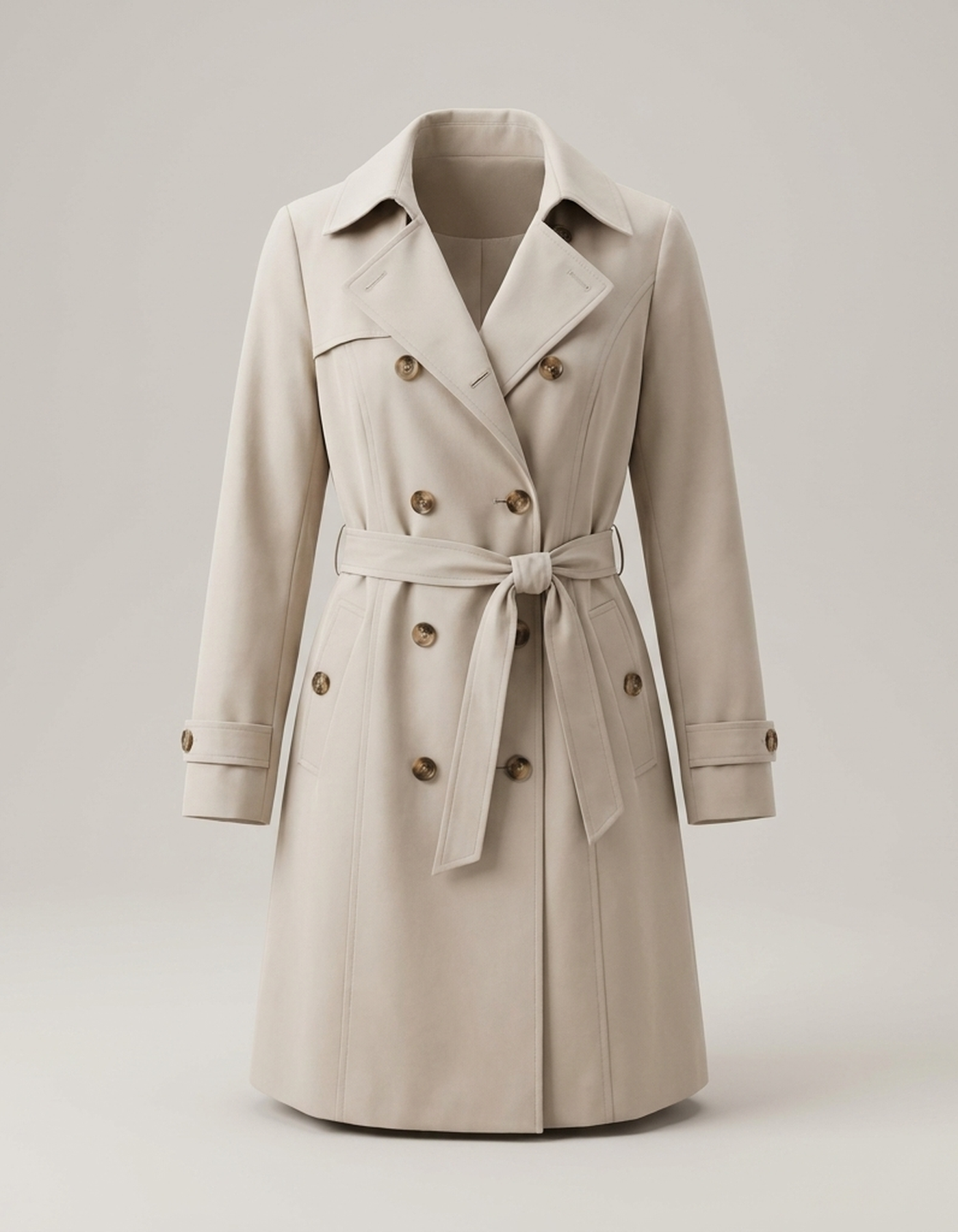 PLUXSTYLE::numise::double-breasted-mid-length-parka::pack-white