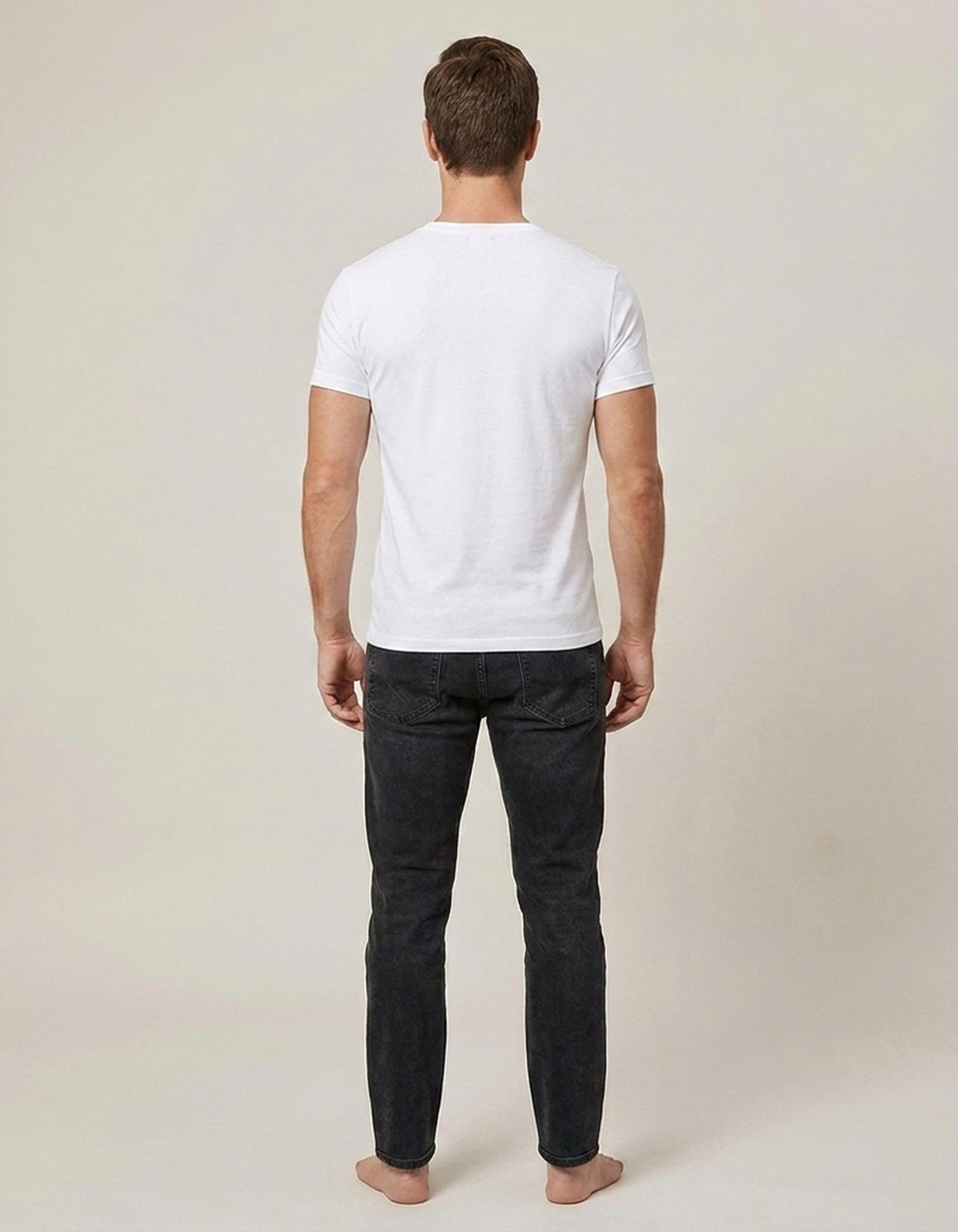 PLUXSTYLE::numise::mens-everyday-henley-top::back