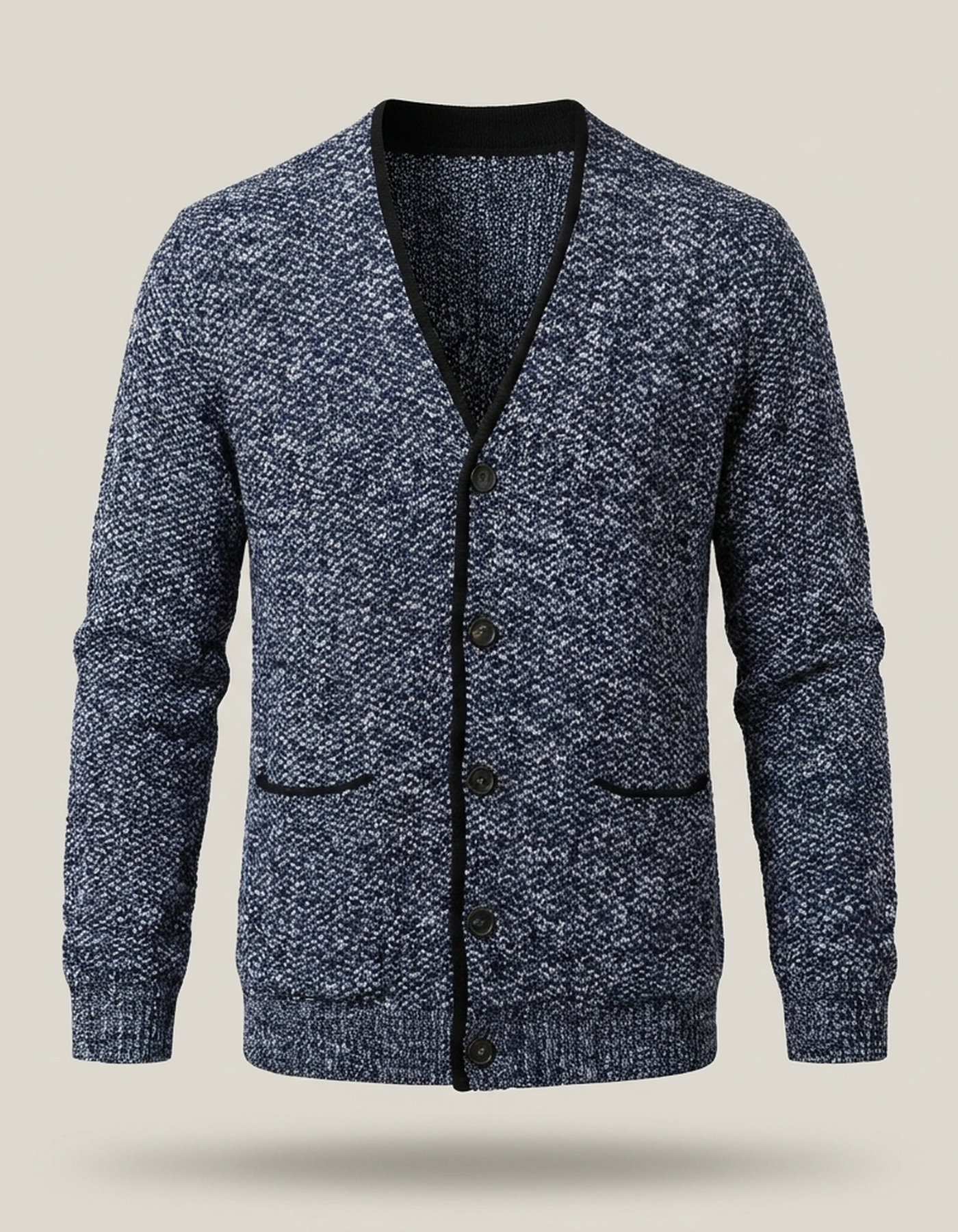 PLUXSTYLE::numise::mens-pocket-front-cardigan::pack-blue