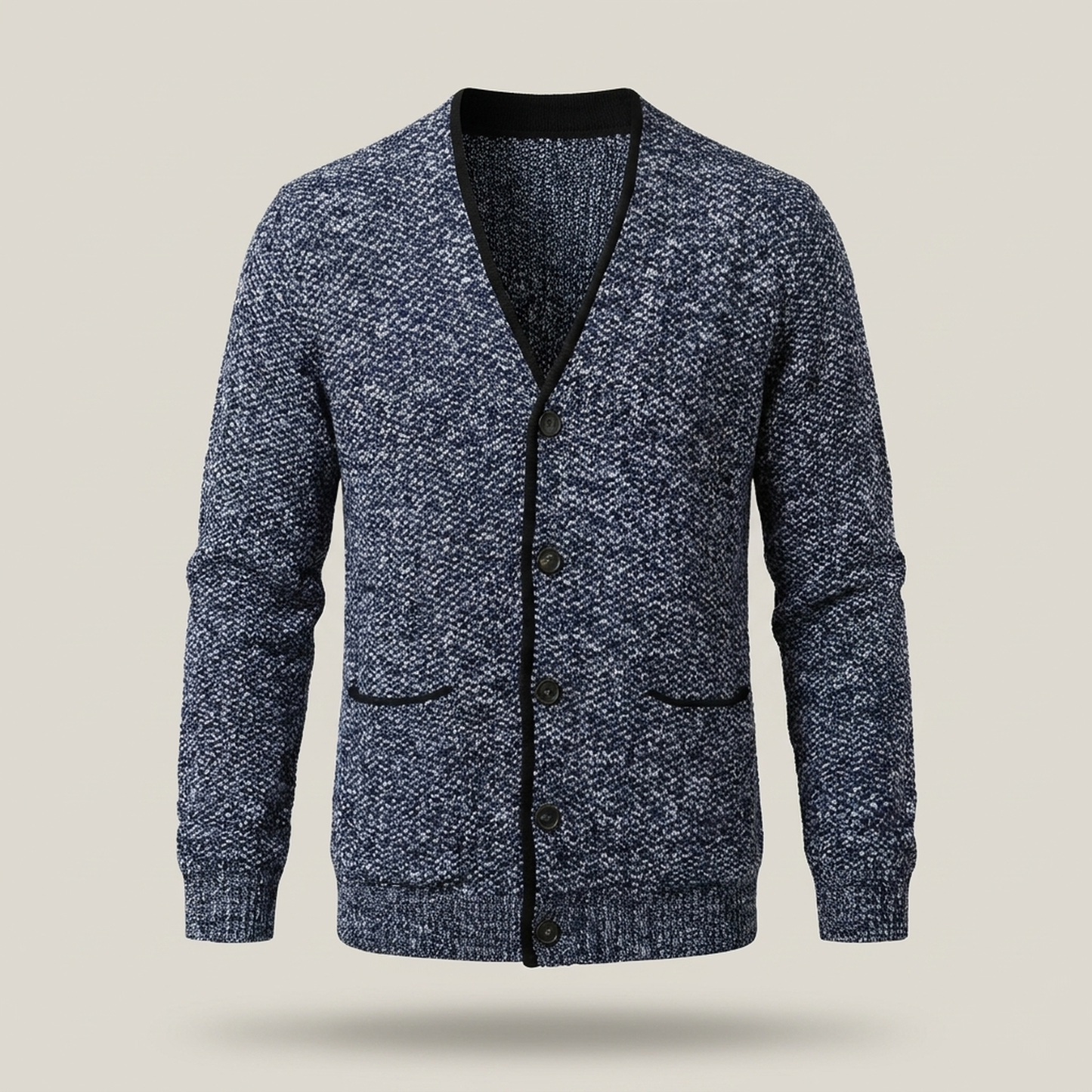 PLUXSTYLE::numise::mens-pocket-front-cardigan::pack-blue