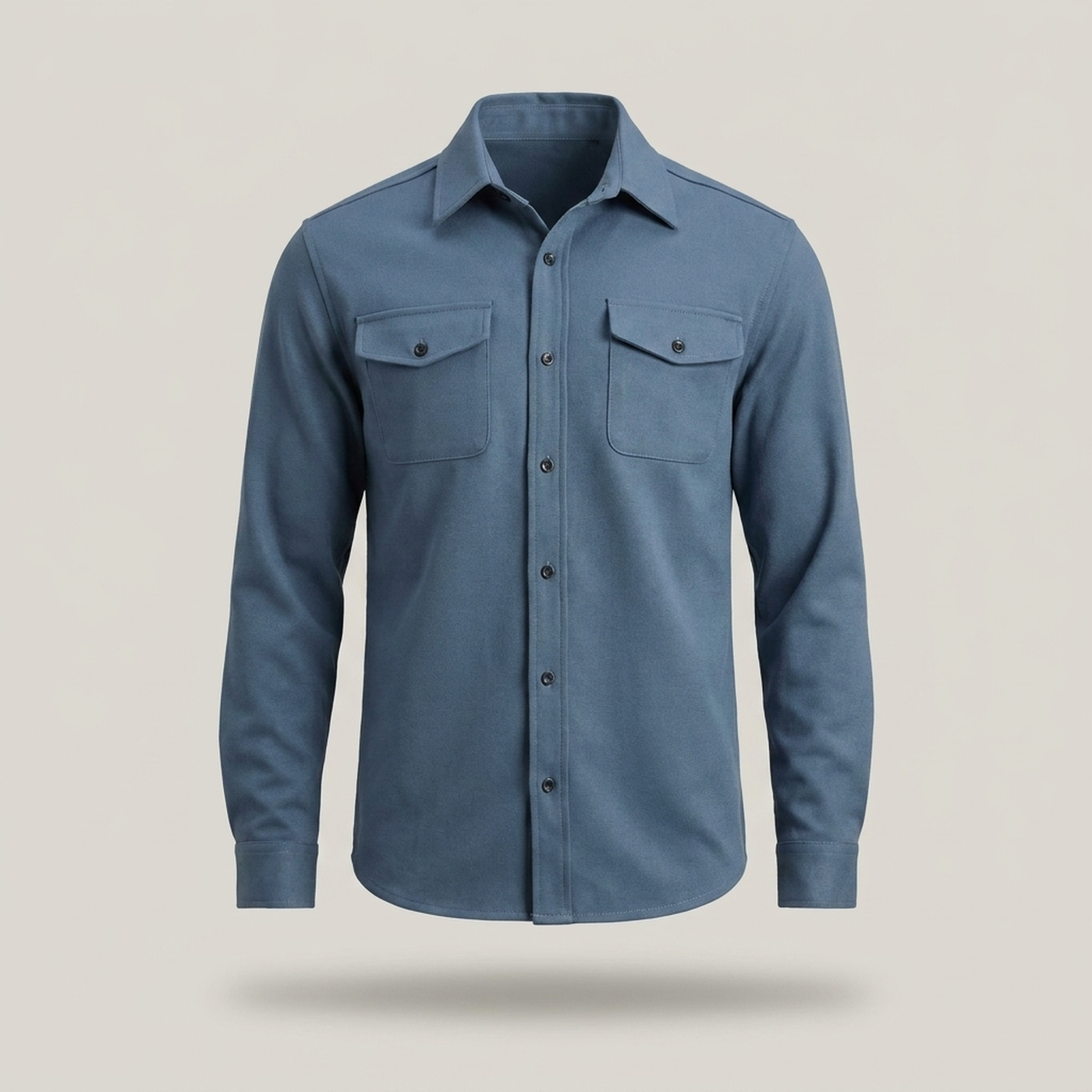 PLUXSTYLE::numise::mens-relaxed-button-up-top::pack-blue