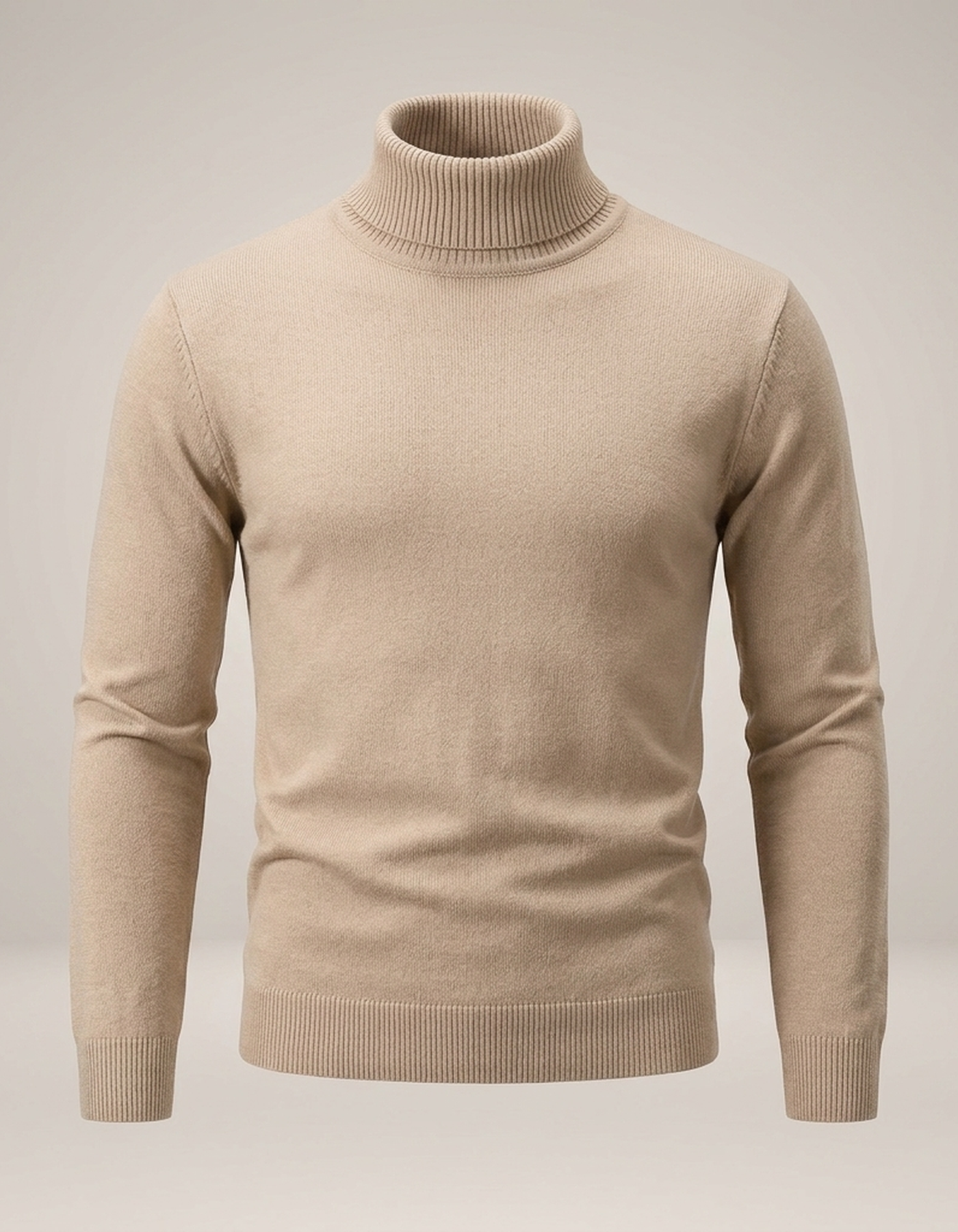 PLUXSTYLE::numise::mens-classic-turtleneck-sweater::pack-beige