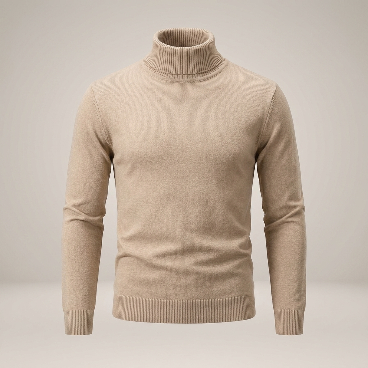 PLUXSTYLE::numise::mens-classic-turtleneck-sweater::pack-beige