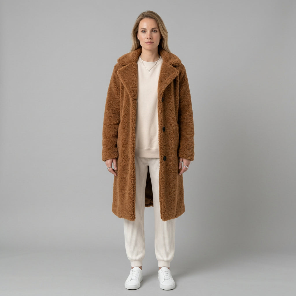 Relaxed Fit Longline Coat