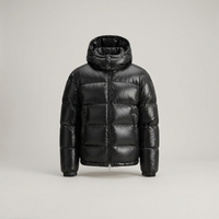 PLUXSTYLE::numise::mens-cropped-hooded-parka::pack-black