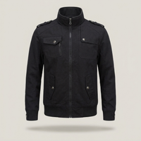PLUXSTYLE::numise::mens-everyday-zip-up-parka::pack-black
