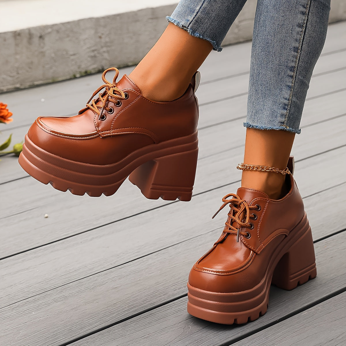 PLUXSTYLE::numise::chunky-platform-oxford-footwear::lifestyle-keep-2
