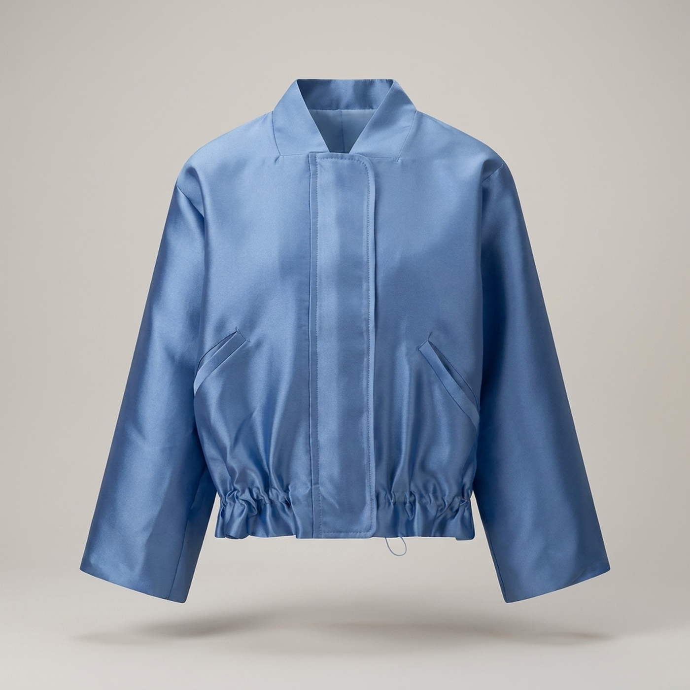 PLUXSTYLE::numise::bruna-blue-bomber-jacket::pack-blue