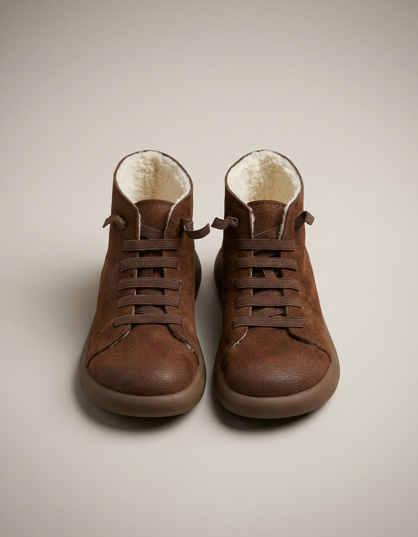 PLUXSTYLE::numise::khaki-pull-on-chelsea-boots::pack-coffee-brown