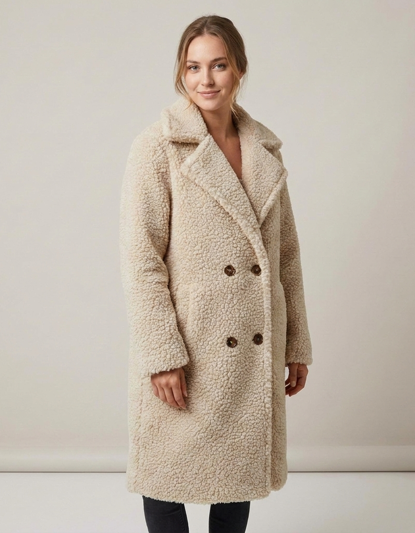 PLUXSTYLE::numise::oversized-double-breasted-parka::front