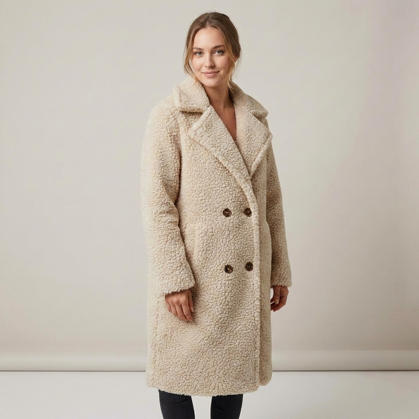 PLUXSTYLE::numise::oversized-double-breasted-parka::front