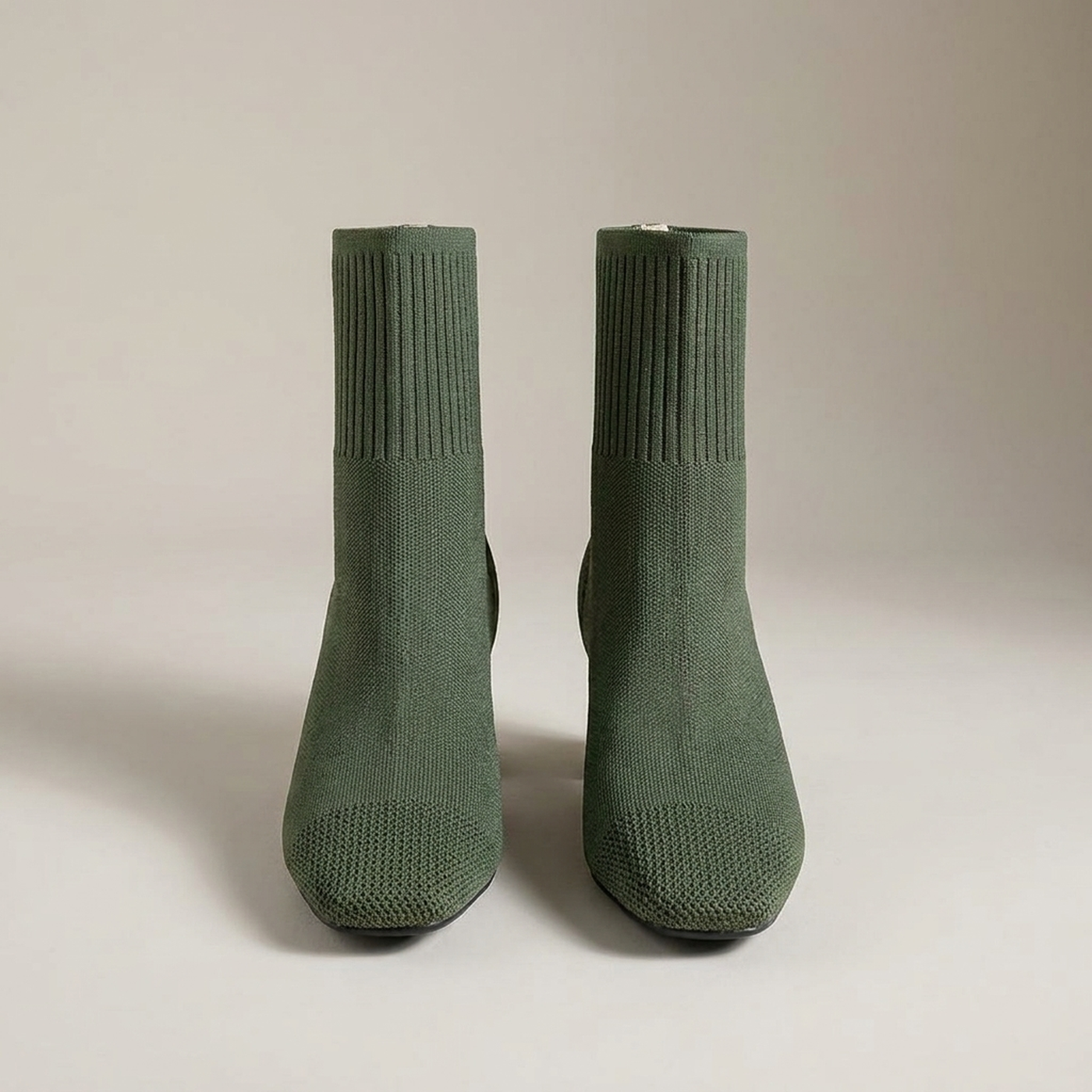 PLUXSTYLE::numise::flex-fit-ankle-boots::pack-green