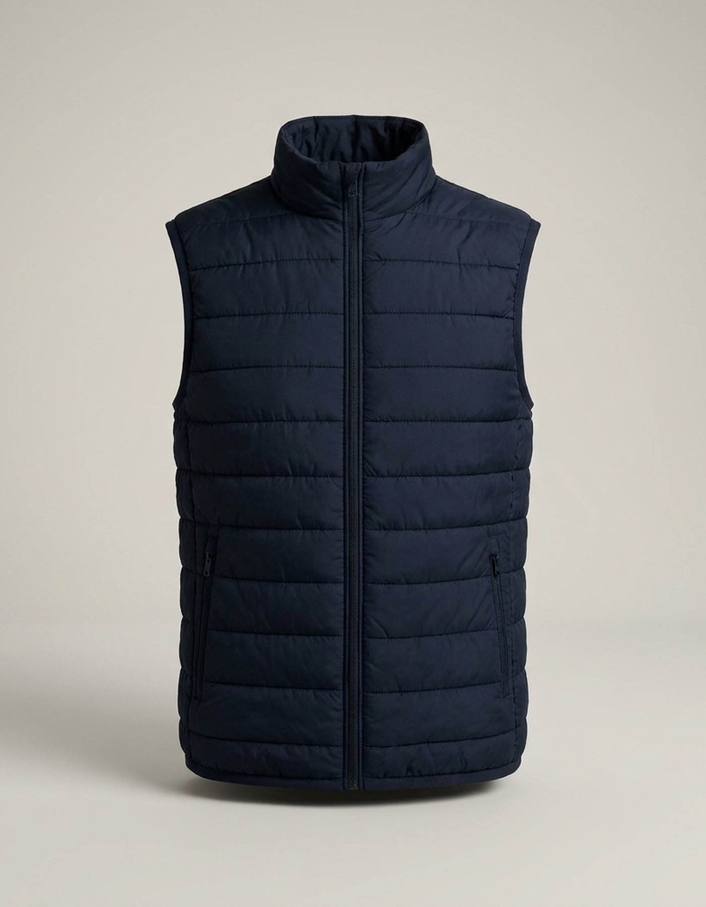 PLUXSTYLE::numise::mens-lightweight-puffer-vest::pack-dark-blue