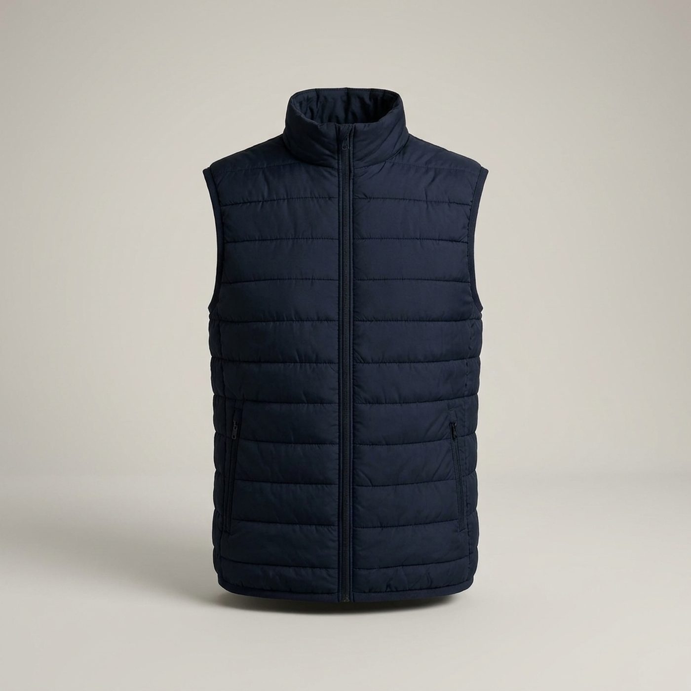 PLUXSTYLE::numise::mens-lightweight-puffer-vest::pack-dark-blue