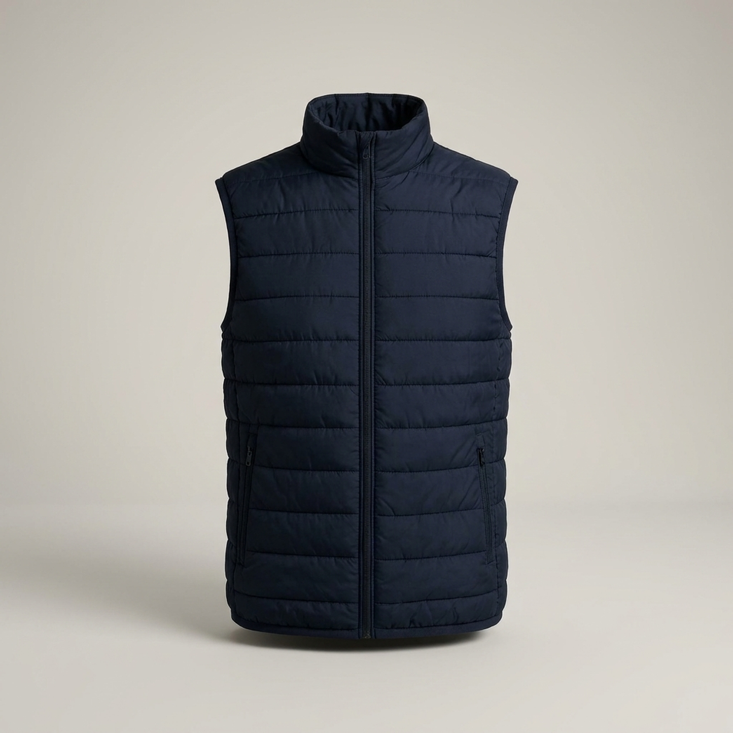 PLUXSTYLE::numise::mens-lightweight-puffer-vest::pack-dark-blue