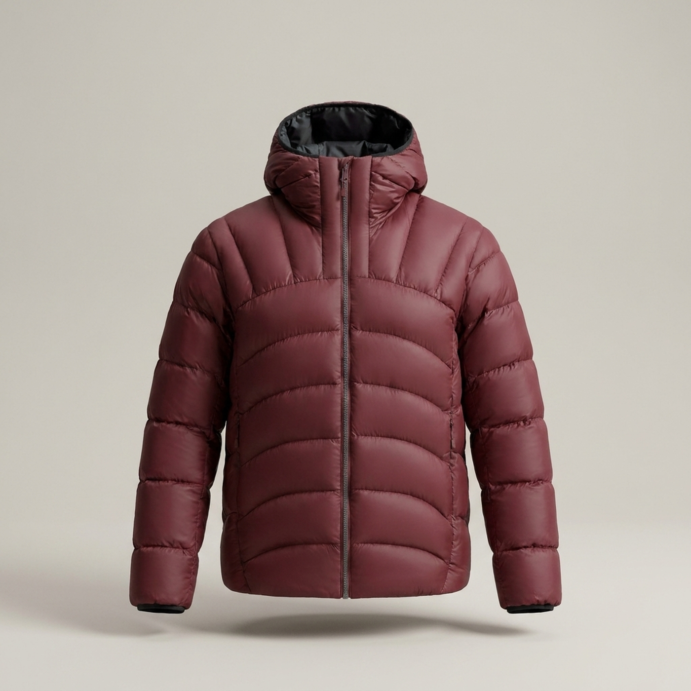 PLUXSTYLE::numise::arthur-contoured-parka::pack-burgundy