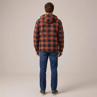PLUXSTYLE::numise::everyday-plaid-parka::back