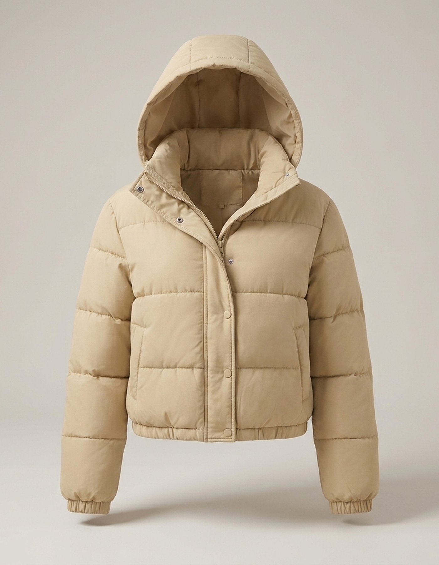 PLUXSTYLE::numise::arielle-cropped-hooded-parka::pack-beige