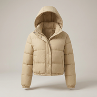 PLUXSTYLE::numise::arielle-cropped-hooded-parka::pack-beige