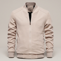 PLUXSTYLE::numise::mens-classic-bomber-parka::pack-cream