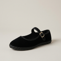 PLUXSTYLE::numise::buckle-strap-mary-jane-flats::closeup-hero