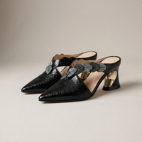 PLUXSTYLE::numise::bianca-sculptural-heel-footwear::closeup-detail