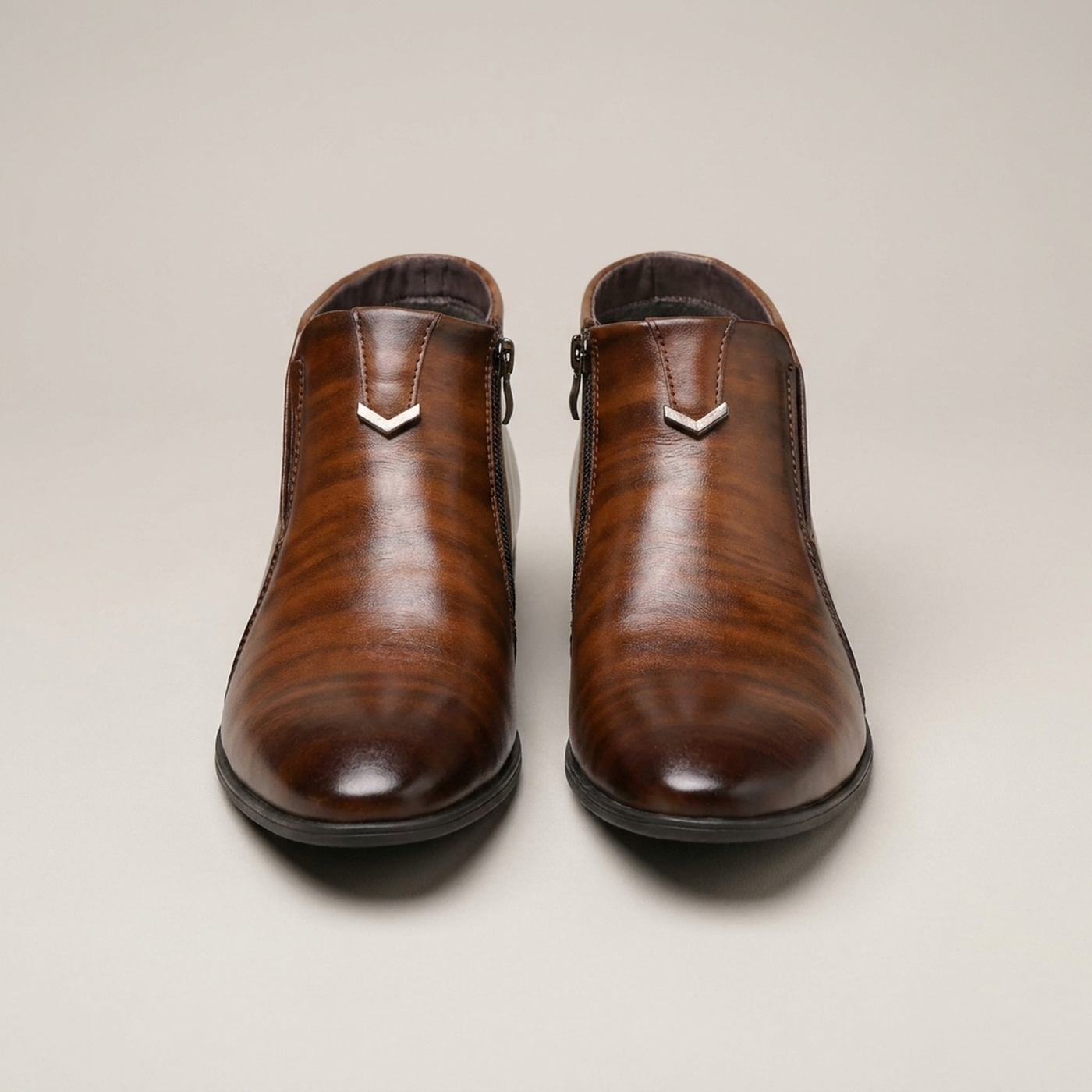 PLUXSTYLE::numise::beckett-side-zip-boots::pack-brown