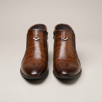 PLUXSTYLE::numise::beckett-side-zip-boots::pack-brown
