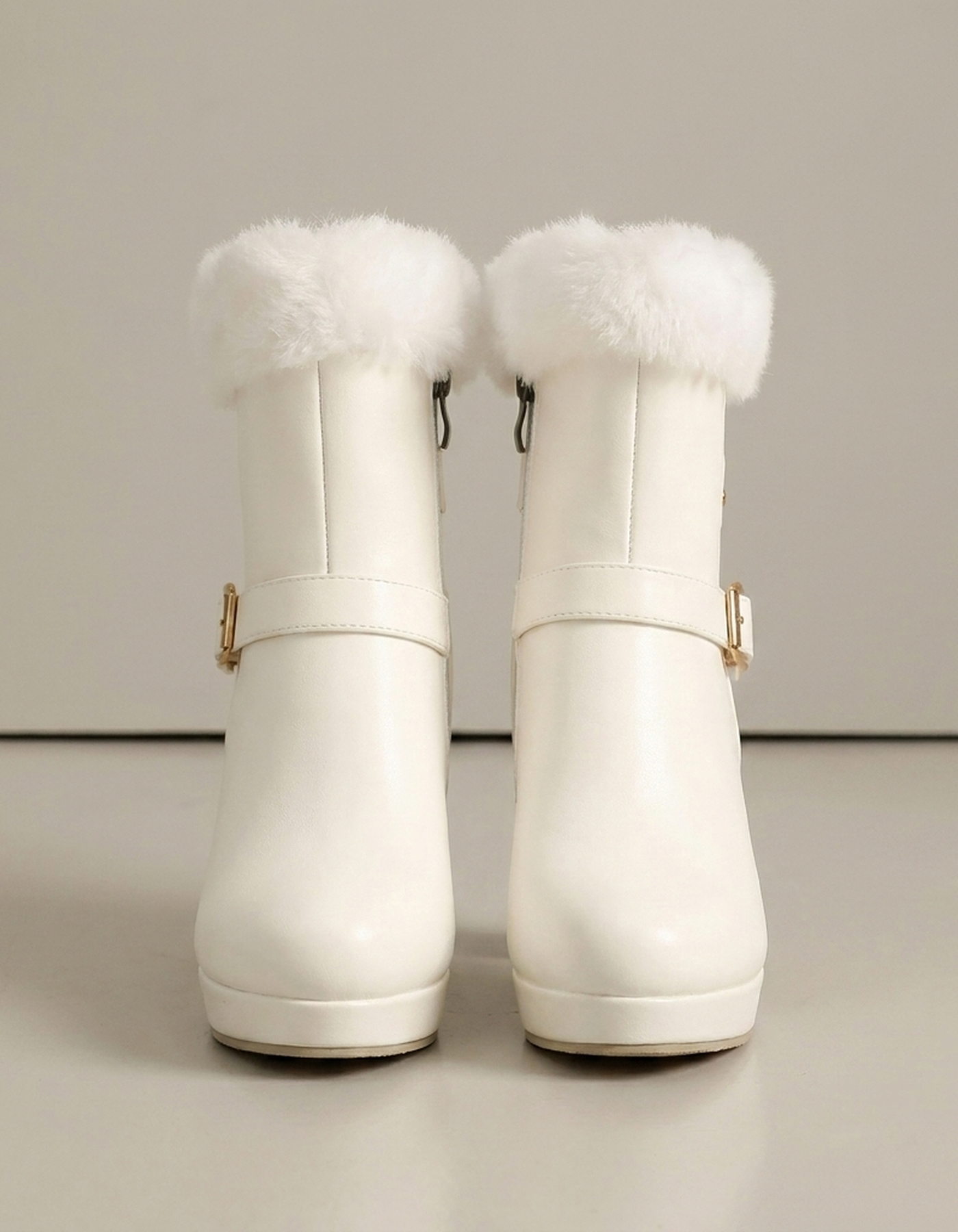 PLUXSTYLE::numise::cozy-platform-ankle-boots::pack-white