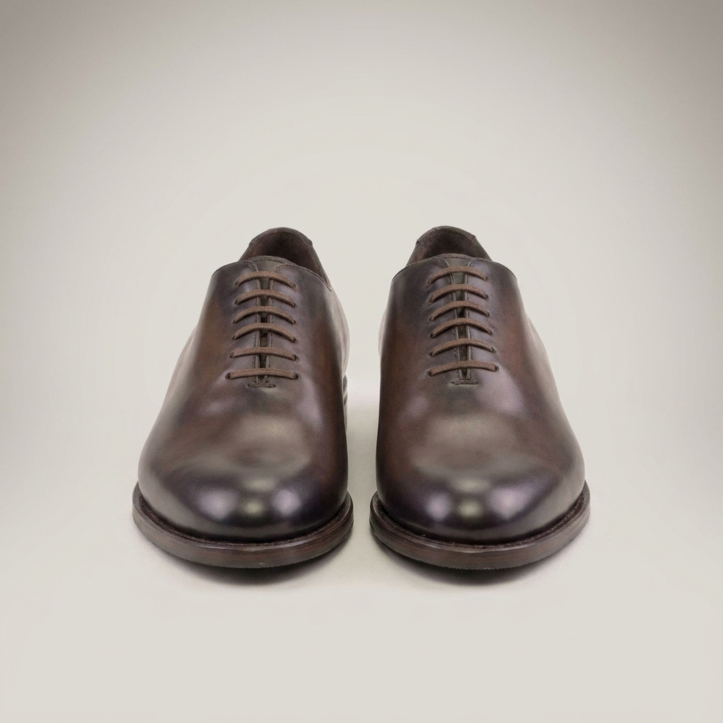 PLUXSTYLE::numise::rich-tone-oxford-shoes::pack-brown