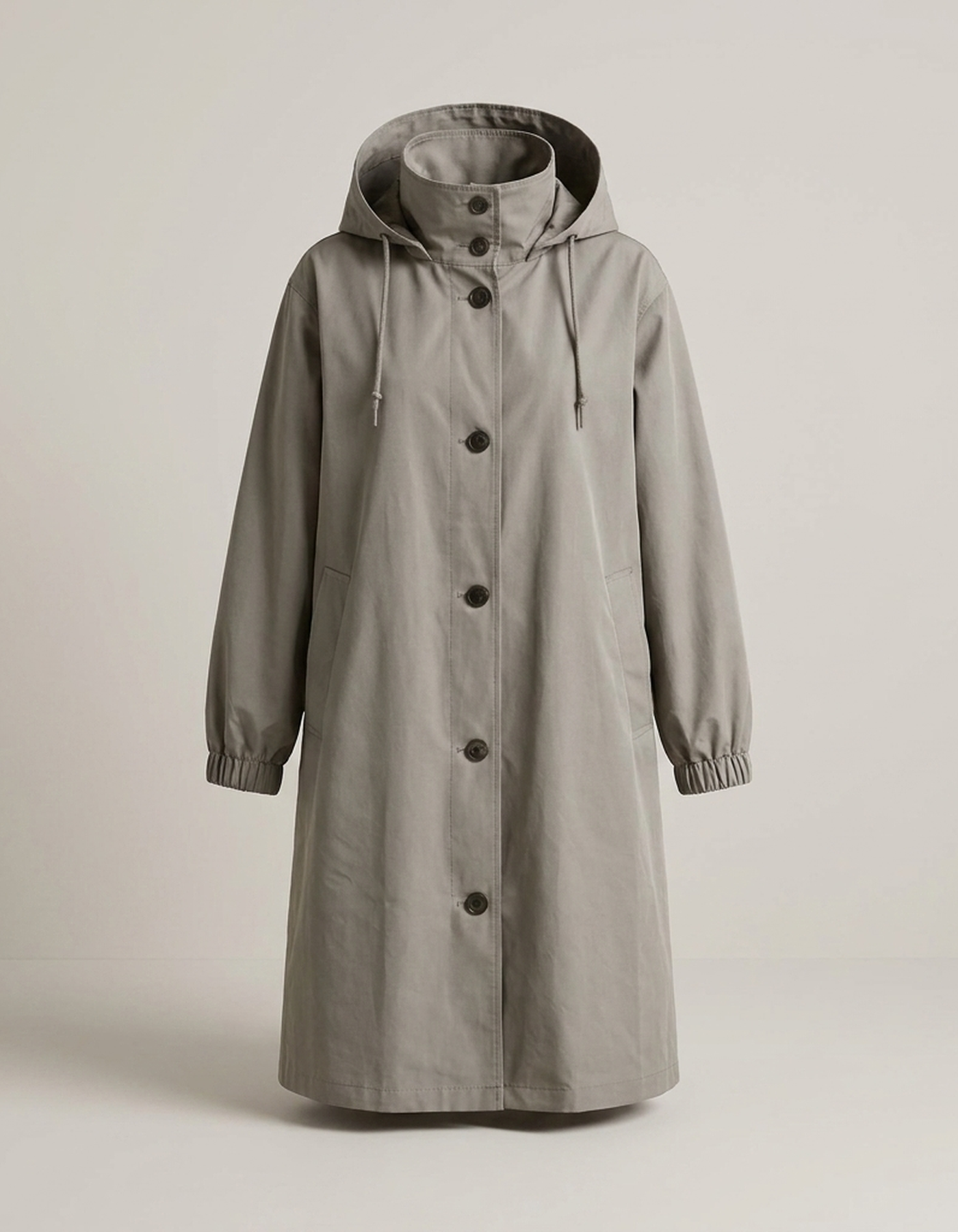 PLUXSTYLE::numise::amelia-long-hooded-parka::pack-grey