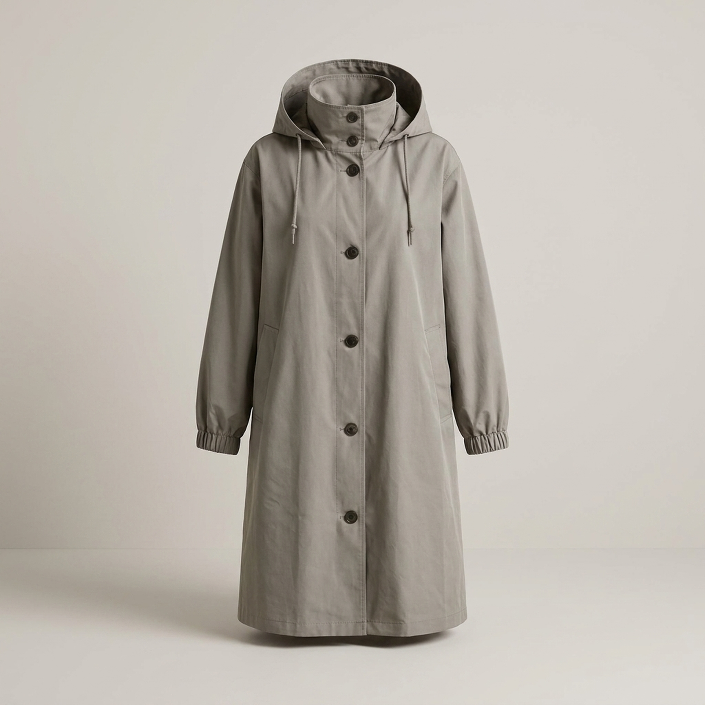 PLUXSTYLE::numise::amelia-long-hooded-parka::pack-grey