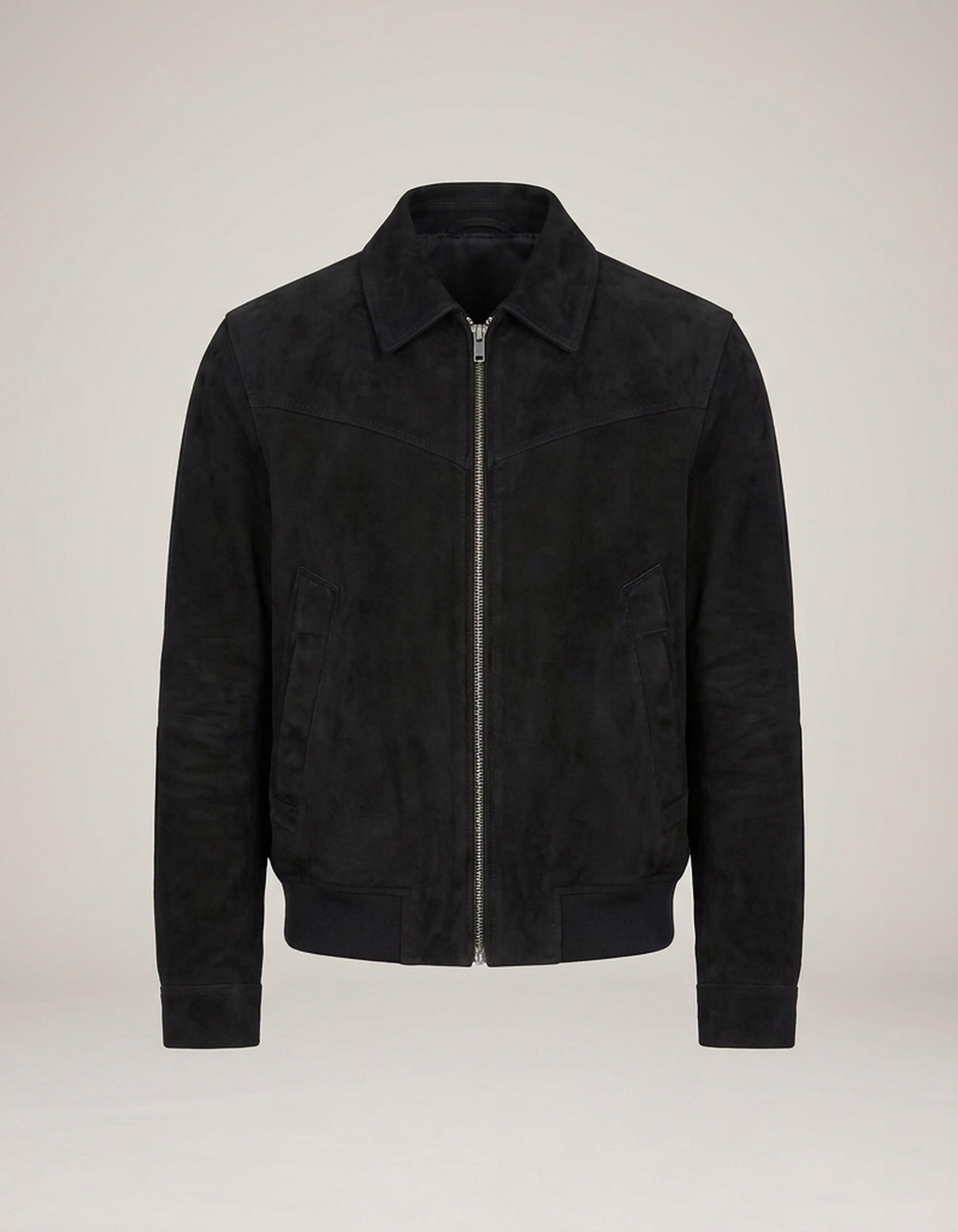 PLUXSTYLE::numise::mens-slim-fit-bomber-parka::pack-black