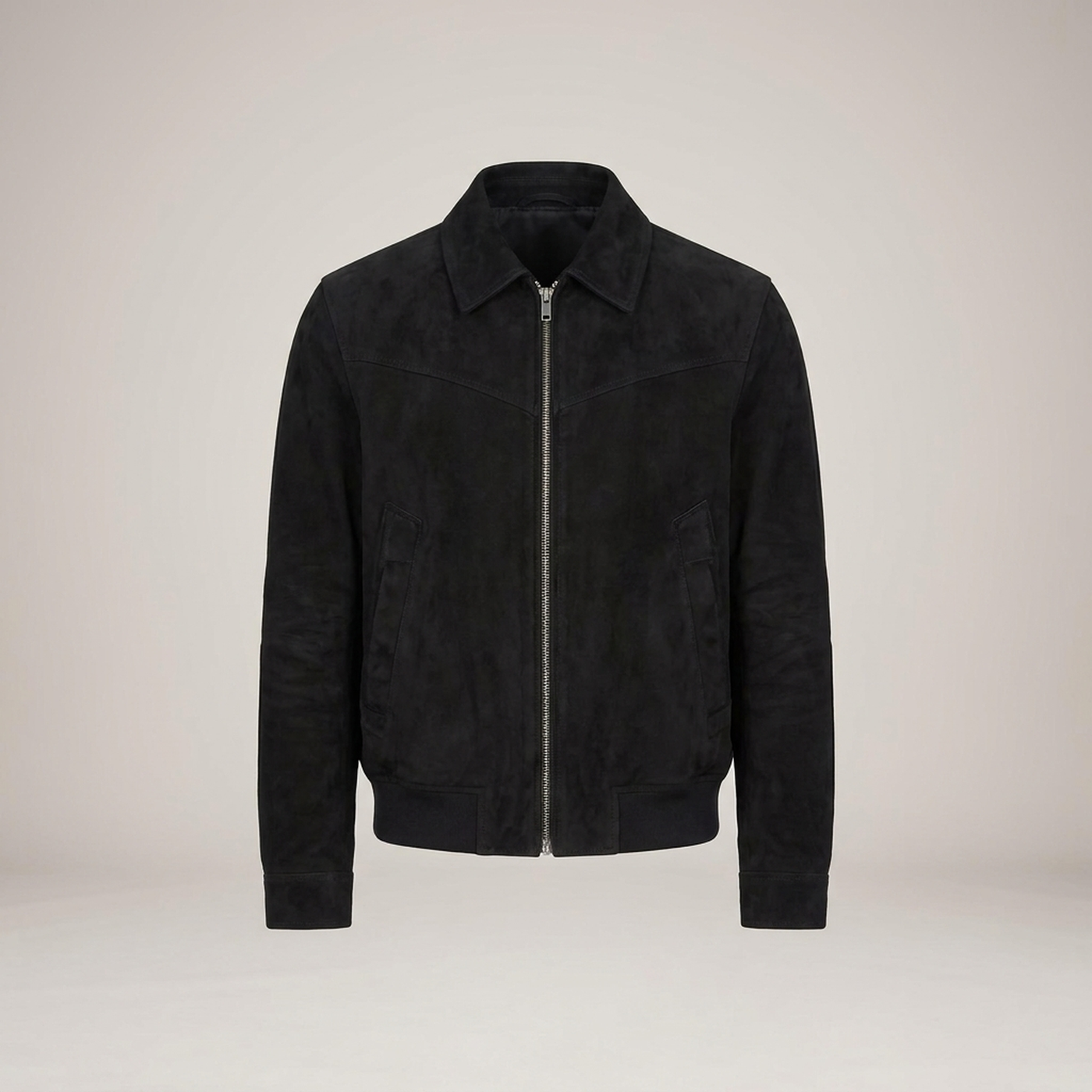PLUXSTYLE::numise::mens-slim-fit-bomber-parka::pack-black